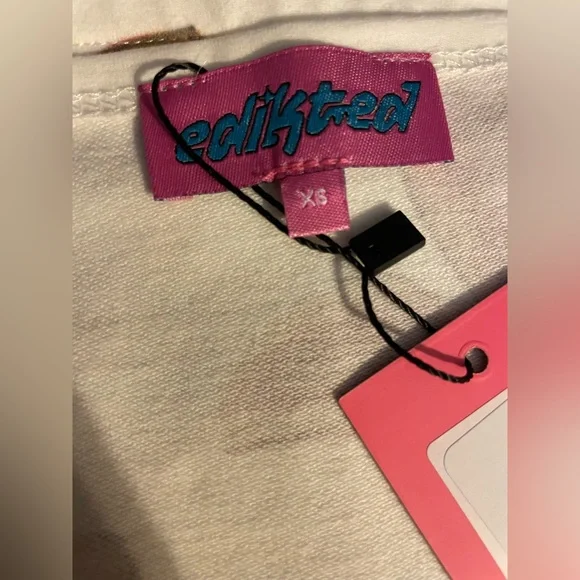 Edikted Tiger Lily Print Cotton Tube Top - Picture 8 of 9